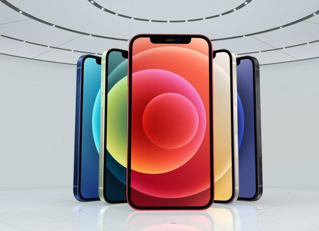 蘋果 iPhone 12 5G 搭載 A14 芯片：采用直面邊框設(shè)計，五款顏色